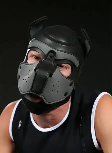 Mr. S Neoprene Puppy Hood Grey