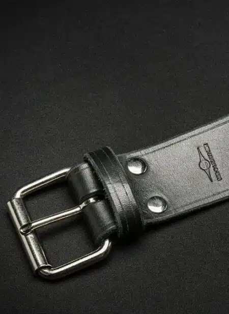Mr. S Wide Leather Belt