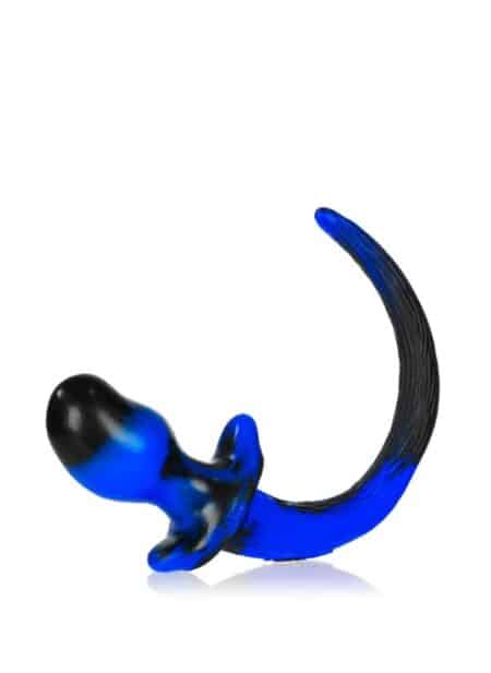 Oxballs Color Swirl Puppy Tail Blue