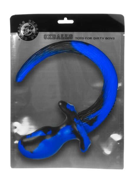 Oxballs Color Swirl Puppy Tail Blue