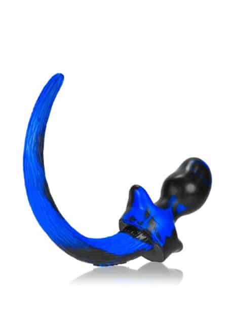 Oxballs Color Swirl Puppy Tail Blue
