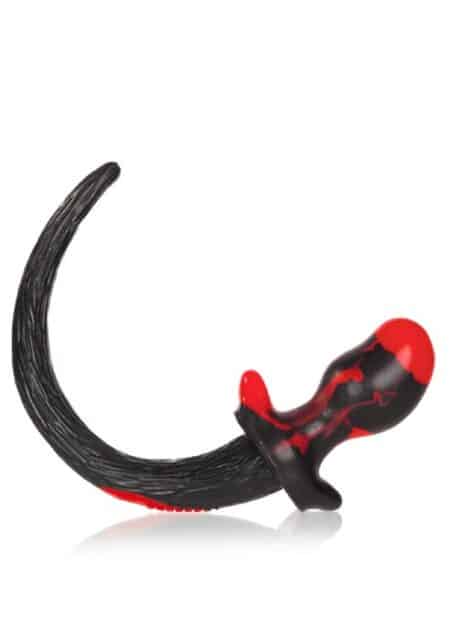 Oxballs Color Swirl Puppy Tail Red