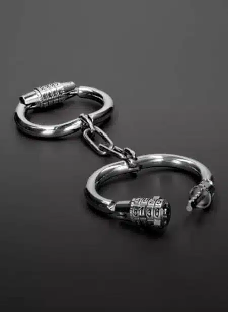 Stainless steel Handcuffs with Combination Lock