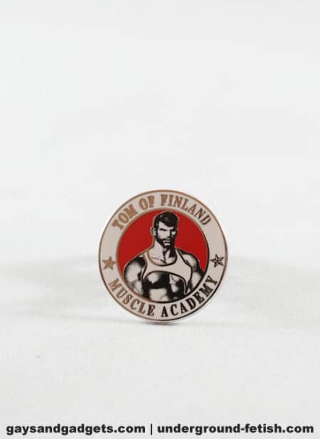 Tom of Finland Enamel Pin Muscle Academy