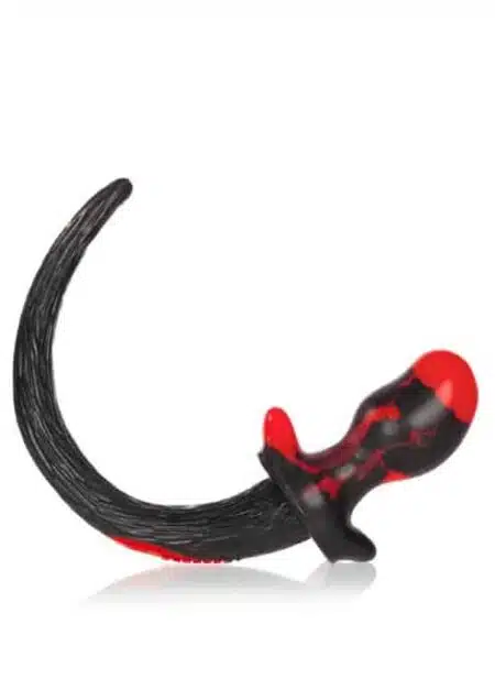 Oxballs Color Swirl Puppy Tail Red