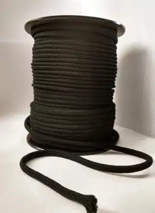 Cotton Bondage Rope 6 mm with Core Black