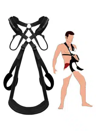 Fuck Duo Support Harness Black