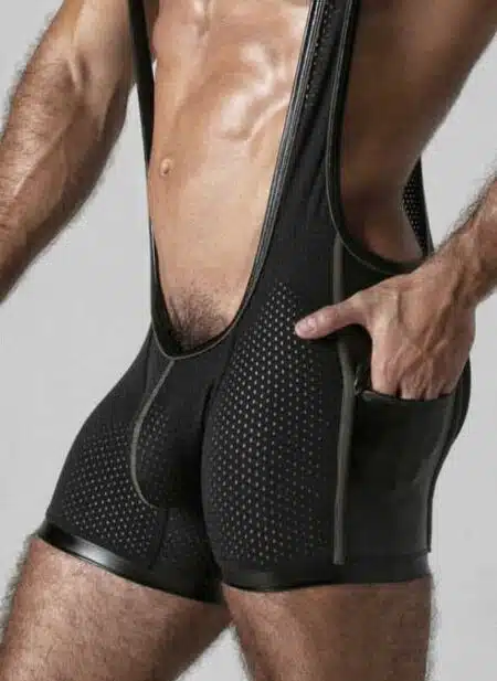 Locker Gear Mesh Singlet Khaki