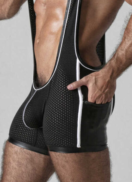 Locker Gear Mesh Singlet White