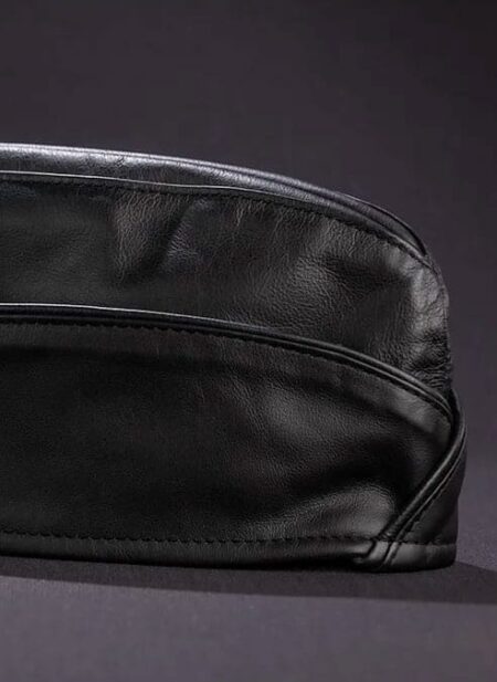 Mr. S Leather Garrison Cap Piped