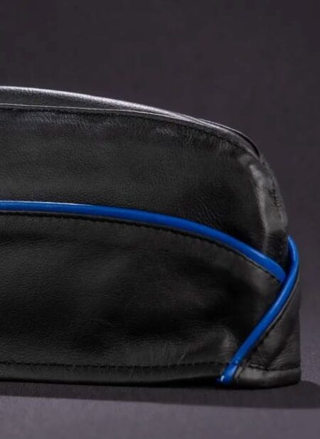 Mr. S Leather Garrison Cap Piped