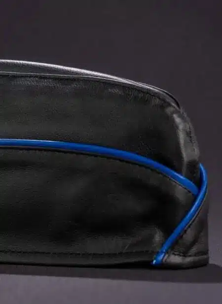 Mr. S Leather Garrison Cap Piped