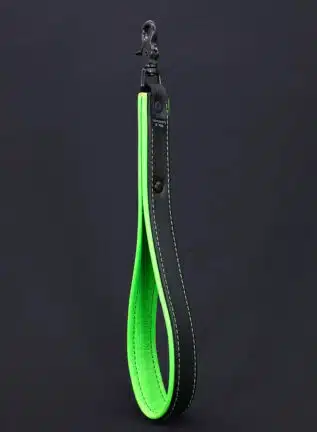 Mr. S Leather Hardline Short Leash Lime