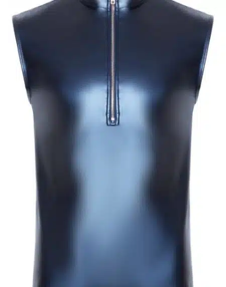 NEK Men's Blue Metallic Shirt