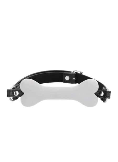 Silicone Bone Gag Black