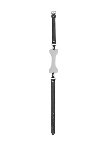 Silicone Bone Gag Black