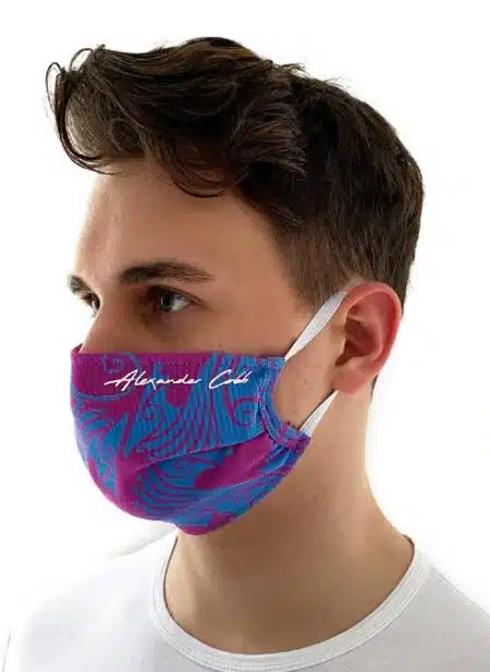 Alexander Cobb Facemask Print