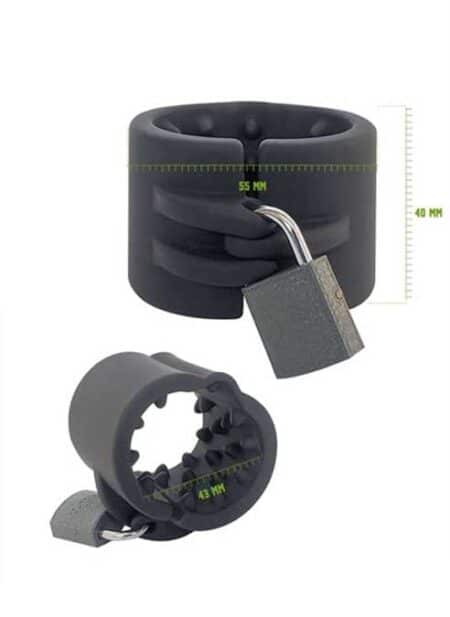 Brutus Cruncher Silicone Lockable Spiked Ball Stretcher