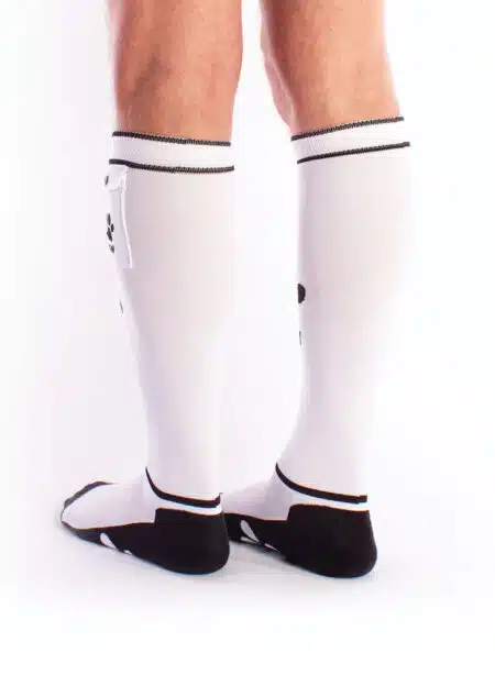 Brutus Puppy Paw Socks with Pocket White