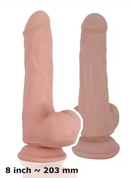 Champs Dorky Dual Density Dildo with Balls