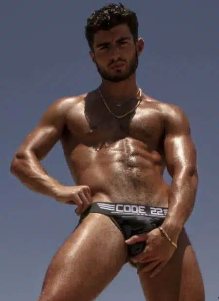 CODE 22 Army Jockstrap Grey Camo