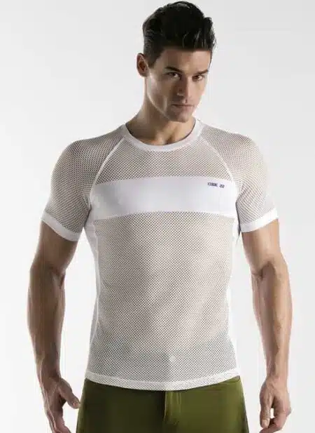 CODE 22 Mesh T-Shirt White