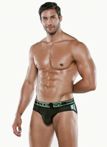 CODE 22 Motion Push-up Brief Black