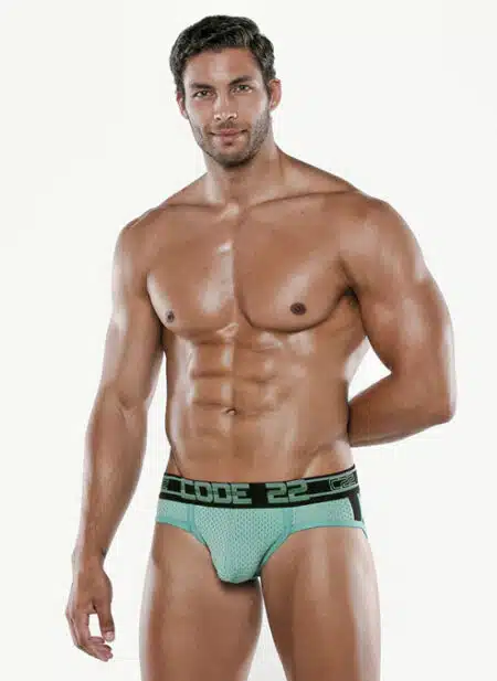 CODE 22 Motion Push-up Brief Turquoise