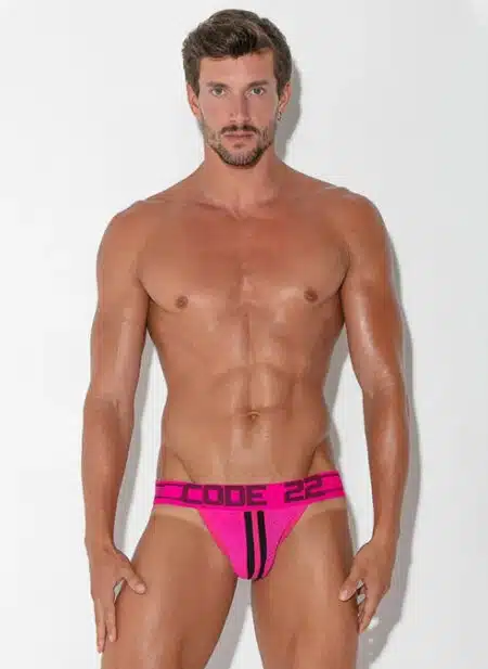 CODE 22 Motion Push-up Jockstrap Pink
