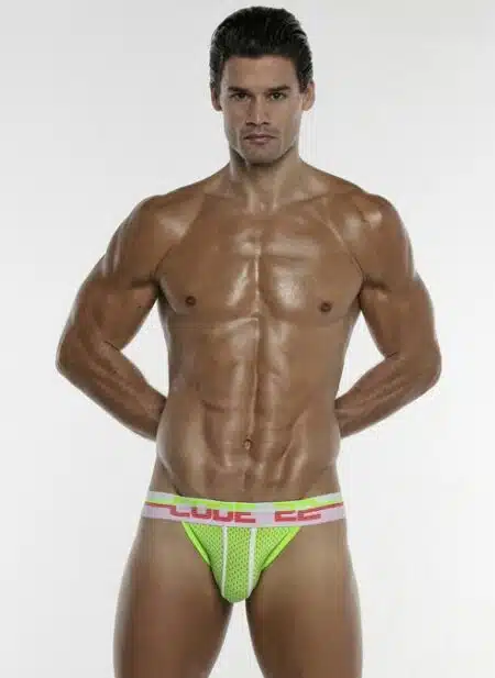 CODE 22 Neon Mesh Jockstrap Lime