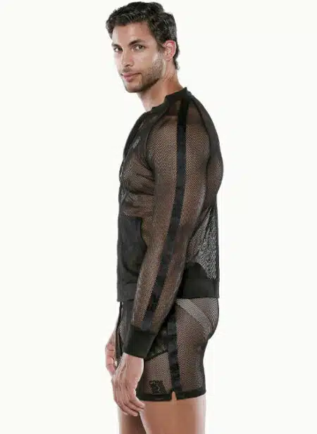 CODE 22 See Me Mesh Jacket Black