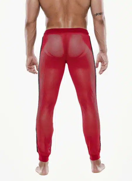 CODE 22 See Me Mesh Jogger Red
