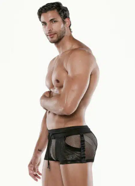 CODE 22 See Me Mesh Micro Short Black