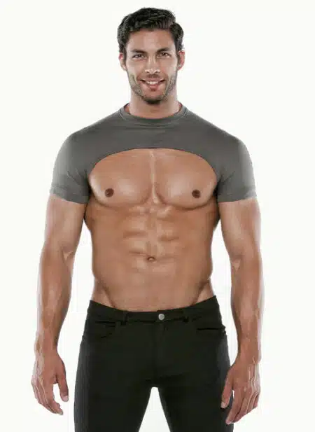 CODE 22 Sleeve Top Grey