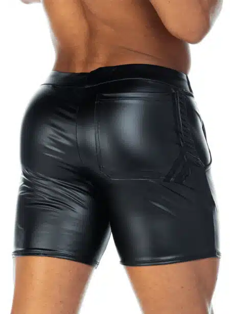 Gigo 2 Stripe Fetish Short Black