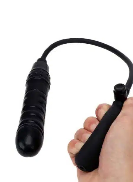 Inflatable Rubber Textured Dildo