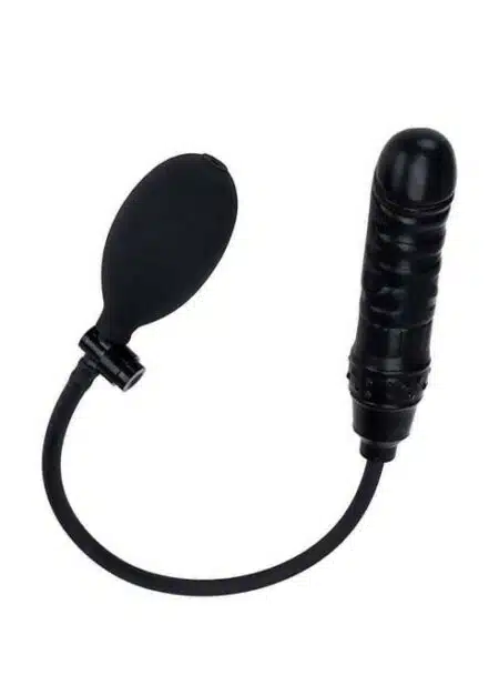 Inflatable Rubber Textured Dildo