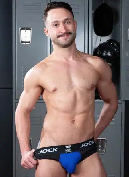Jock by Mr. S Jock-Pouch Brief Blue