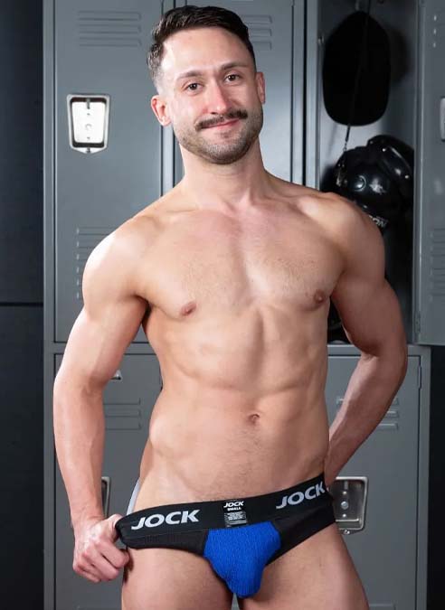 Jock by Mr. S Jock-Pouch Brief Blue