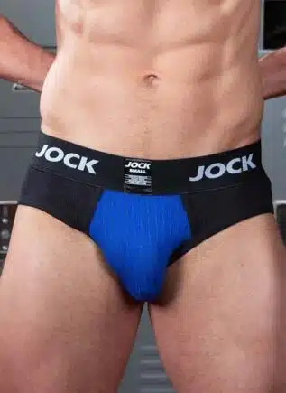 Jock by Mr. S Jock-Pouch Brief Blue