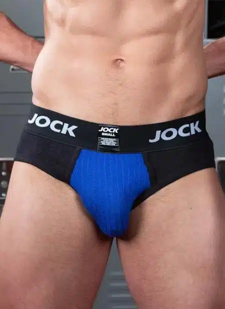 Jock by Mr. S Jock-Pouch Brief Blue