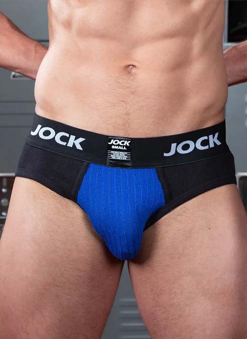 Jock by Mr. S Jock-Pouch Brief Blue