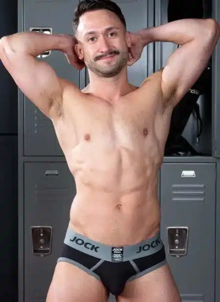 Jock by Mr. S Ribbed Sports Brief Black