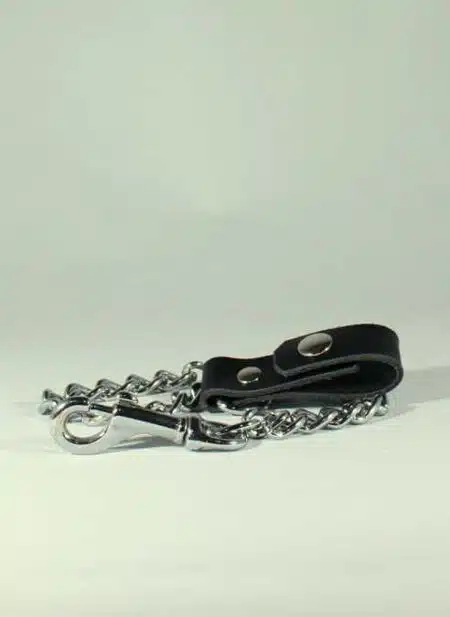 Leather Keyfob with Chain
