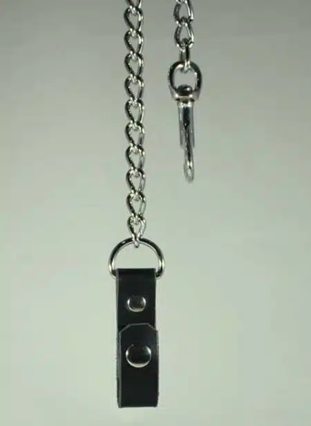 Leather Keyfob with Chain