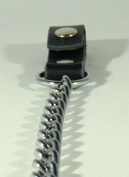 Leather Keyfob with Chain