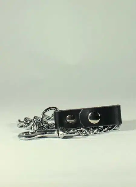 Leather Keyfob with Chain