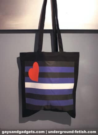 Leather Pride Black Tote