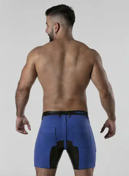Locker Gear 5 Pocket Chap Short Blue