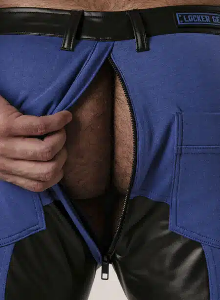 Locker Gear 5 Pocket Chap Short Blue